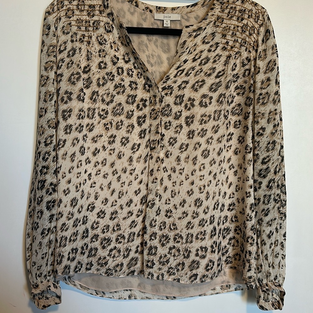 Joie Leopard Printed Top